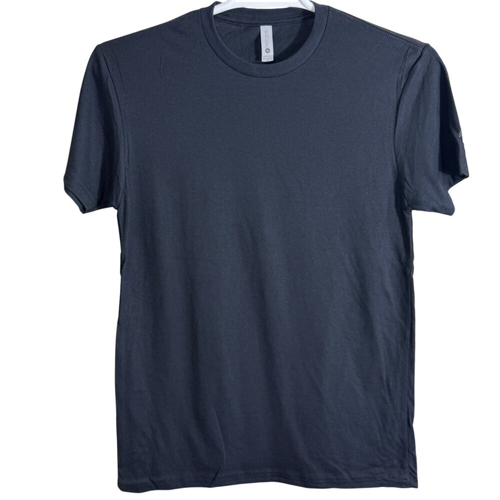 Next Level T-Shirt Mens S Black Cotton Casual Crewneck Short Sleeve Basic